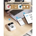 thumbnail image 3 of Impresora de etiquetas Phomemo M110 Bluetooth portátil sin tinta, 3 of 9