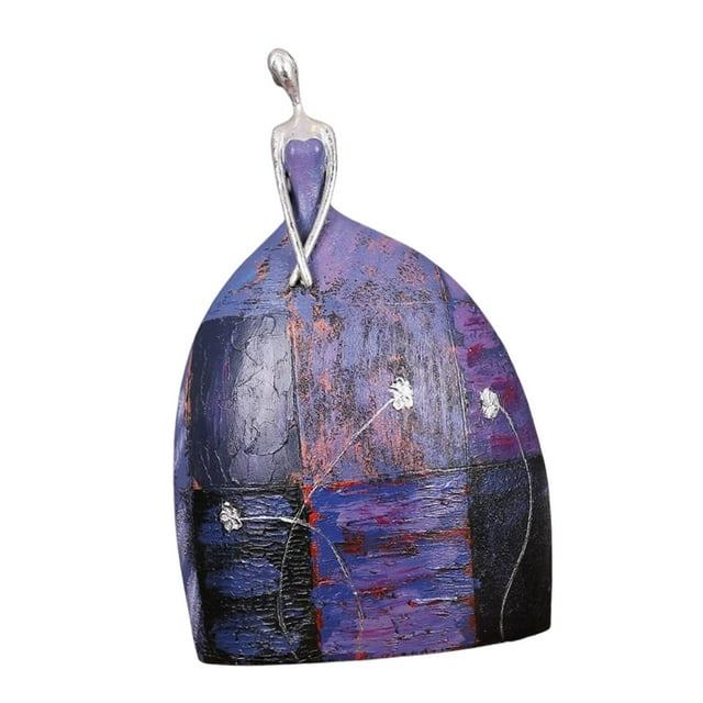 Estatua abstracta creativa de dama, figurita, artesanía, obra de arte, accesorio fotográfico para escritorio EstiloG
