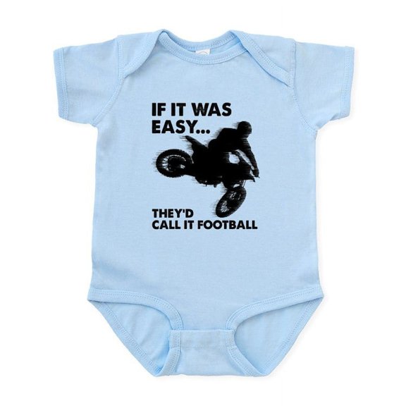 CafePress - If It Was Easy Theyd Call It Football Body Suit - Baby Light Bodysuit, Size Newborn - 24 Months