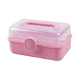 thumbnail image 1 of Estuche de Almacenamiento Portátil Soledad Caja Organizadora Multiusos Rosa, 1 of 10