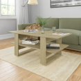 thumbnail image 1 of vidaXL Coffee Table Sonoma Oak 110x55x42 cm Engineered Wood, 1 of 4