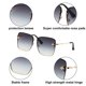 thumbnail image 3 of Gafas de sol sin marco enmarcadas coloridas de las gafas de sol de las señoras, hechas del plástico, metal, PC, 3 of 5