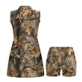 thumbnail image 4 of Yuyamidu Deadwood Camo Womens Tennis Dress Built in Shorts Golf Outfits for Women 2 Piece Sets Quick Dry Workout Dress Casual Summer Clothes Size L, 4 of 7