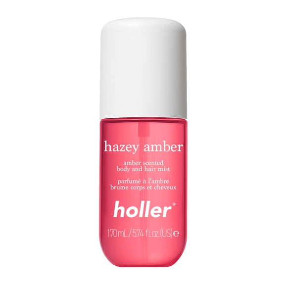 Holler Hazey Amber Amber Scented Body and Hair Fragrance Mist, 5.7 fl oz