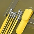 thumbnail image 4 of Fiudx Kit de Limpieza de Oídos, Juego de Herramientas de Acero Inoxidable para La Eliminación de Cerumen, Solución Portátil para La Limpieza de Oídos, Diseño Fácil de Usar, Ideal para Viajes En Casa,, 4 of 4