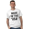 Made in the USA Patriotic Pride Eagle Men's Graphic T Shirt Tees Brisco Brands X
