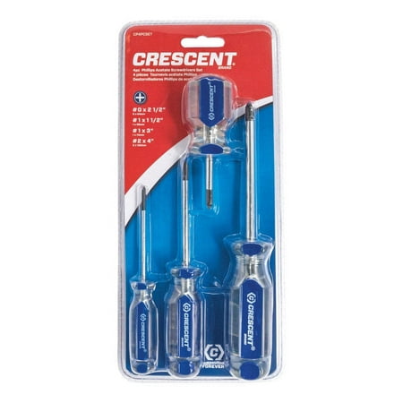 UPC: 0037103318787 | Crescent 4 Piece Phillips Screwdriver Set