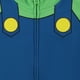thumbnail image 5 of Disfraz: sudadera con capucha Nintendo Mario and Luigi para niños, azul y verde, 5 of 7