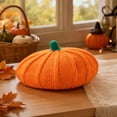 thumbnail image 4 of LoTiSee Pumpkin Knitted Beret 10 Inch Halloween Winter Beanie for Adult Little One Orange Multiple Sizes Available, 4 of 6