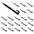 thumbnail image 3 of 100 Estacas Inflables de Plástico de 14,5 cm para Jardín, Resistentes, de Anclaje para Exteriores, Color Negro, 3 of 5