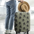 thumbnail image 2 of Green Bigfoot Pattern Luggage Cover Fashion Suitcase Cover Baggage Covers Fit 25-28 Inch Luggage (Go Travel), 2 of 5
