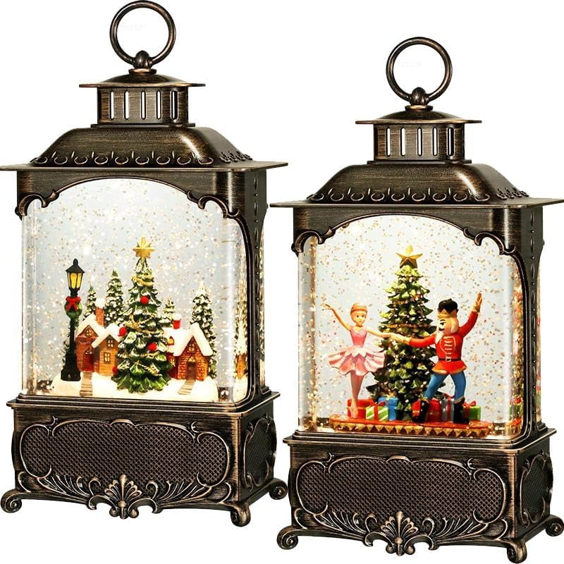 Boule à Neige De Noël Éclairée - Décoration & Veilleuse - Cadeau Festif - 5