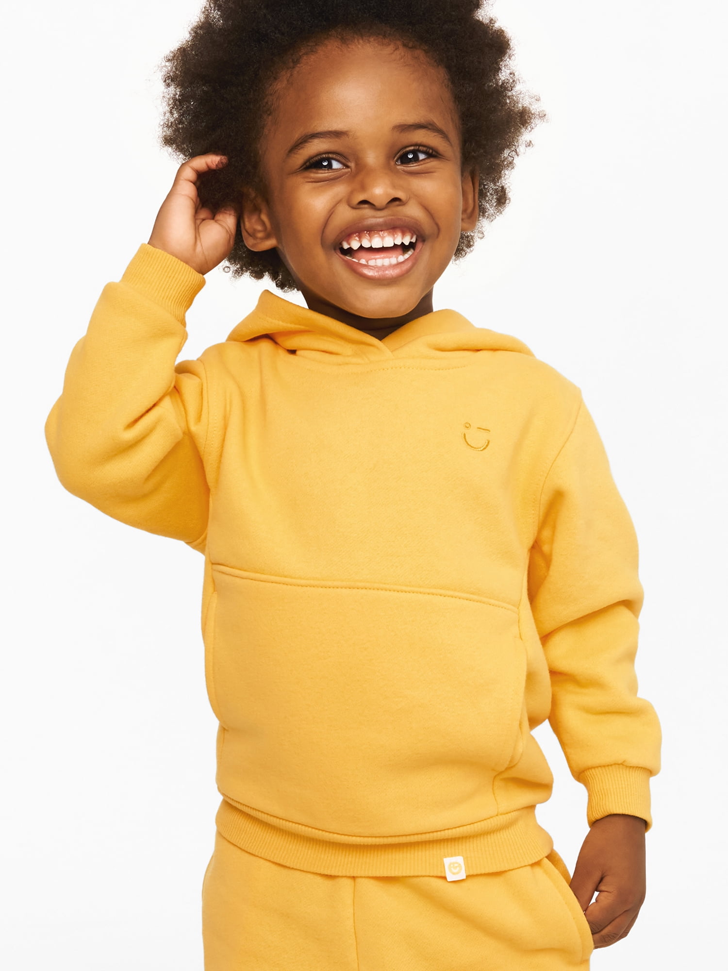 Color Mix by Garanimals Baby & Toddler Fleece Hoodie, Sizes 0–6T