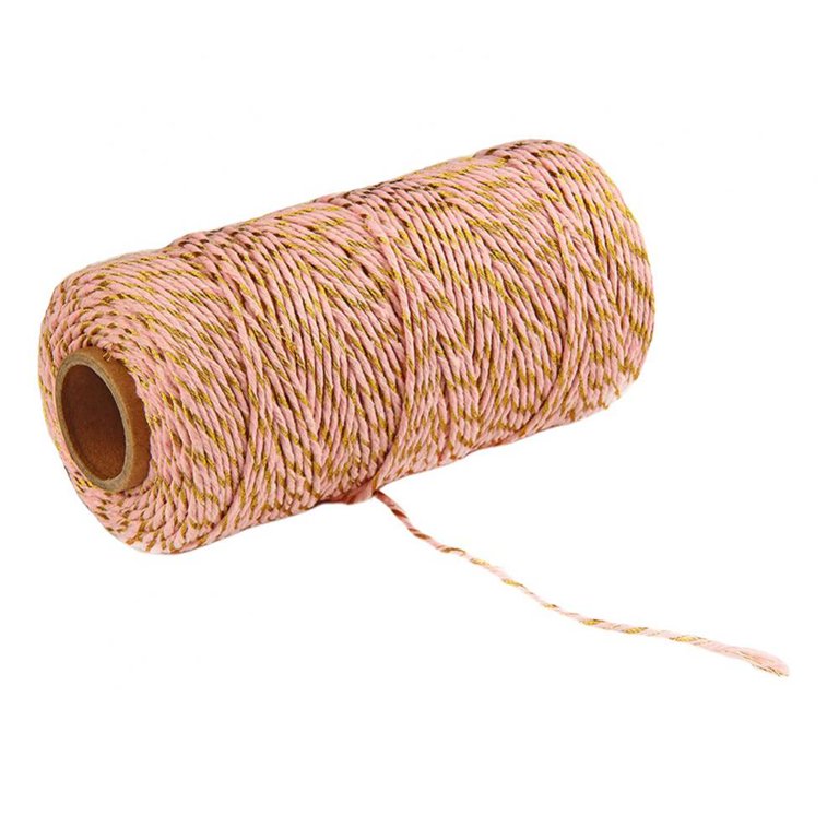 DECORA 328 Yard Bakers Twine Cord Cotton String Rope for Gift Wrapping,  Arts Crafts Pack of 6