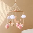 thumbnail image 5 of Handcrafted Wooden Star Sheep Nursery Mobile For Newborns Visual Auditory Development, 5 of 8