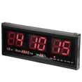 thumbnail image 4 of Large Modern LED Digital Wall Clock Date Temperature 24 or 12 Hour Office, 4 of 8