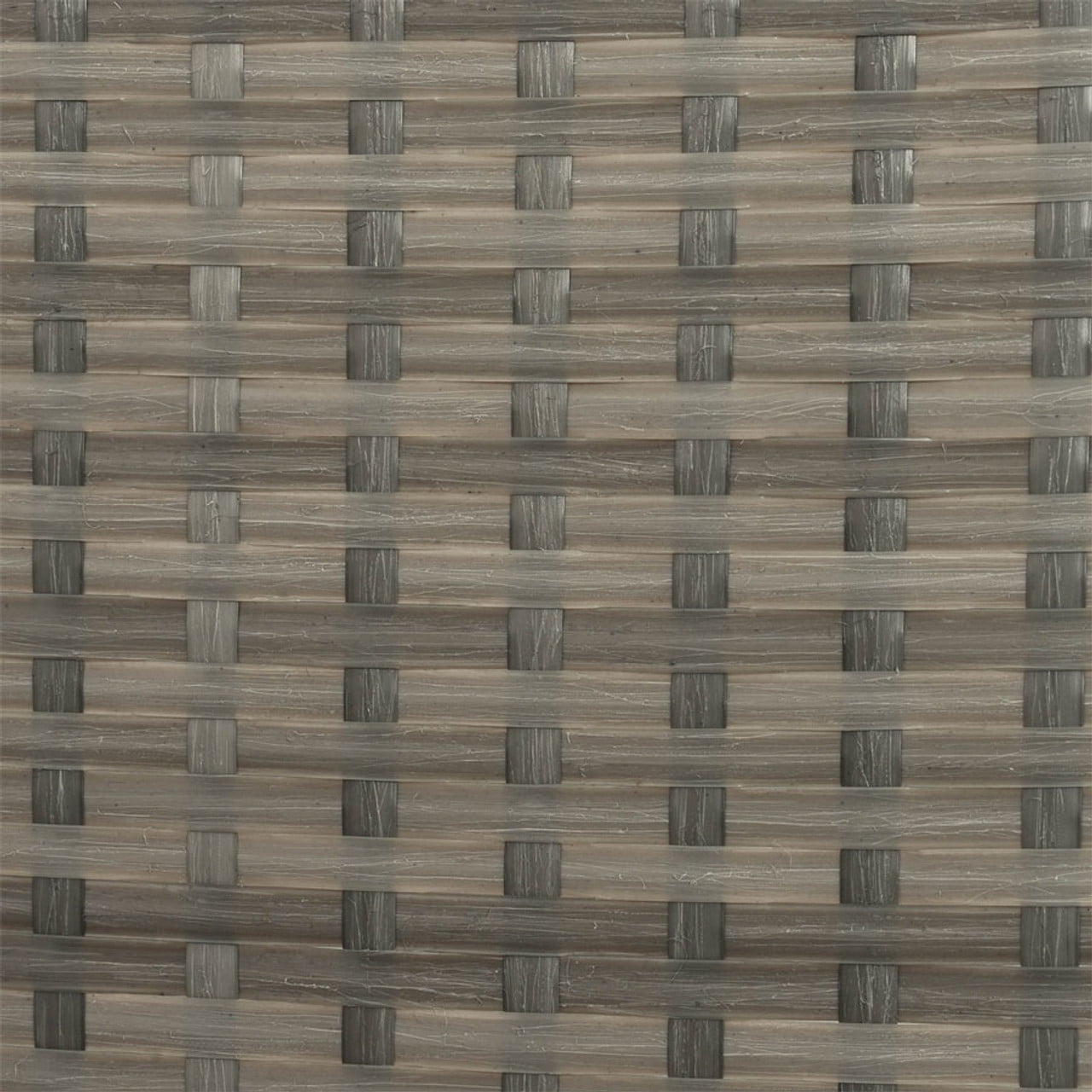4 Panels Patio Outdoor Privacy Screen Room Divider Grey Resin Wicker Weather Resistant