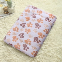 LSLJS Pet Supplies Clearance Under $5! Plush Pet Bed for Dogs & Cats, Soft Warm Calming Bed Sleeping Kennel Large Medium and Small Dog Pet Mat Winter Warm Pet Bed Dog Mat Dog Bed 20 x 24 Inch