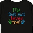 thumbnail image 4 of Inktastic My Great Aunt Loves Me Boys or Girls Long Sleeve Toddler T-Shirt, 4 of 5