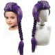 thumbnail image 1 of Exquisite For Rumi Wig, Long Purple Braid Wigs for Kids Girls, Halloween Anime Cosplay Costume Wig, 2026 New Halloween Party Accessories Props (Purple, 1 of 5