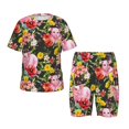 thumbnail image 1 of Balery Cute Pigs Sunflower Conjunto de Pijama Infantil de Manga Corta con Estampado – Ropa de Dormir de Algodón Suave-3X-Large, 1 of 6