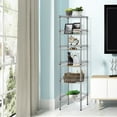 thumbnail image 2 of 6 Tier Wire Shelving Unit, Height Adjustable Wire Shelves with 270 LBS Capacity, Metal Storage Rack Organizer for Laundry, Kitchen, Bathroom, Pantry, Closet (13.5"D x 13.5"W x 63"H, Chrome), 2 of 8