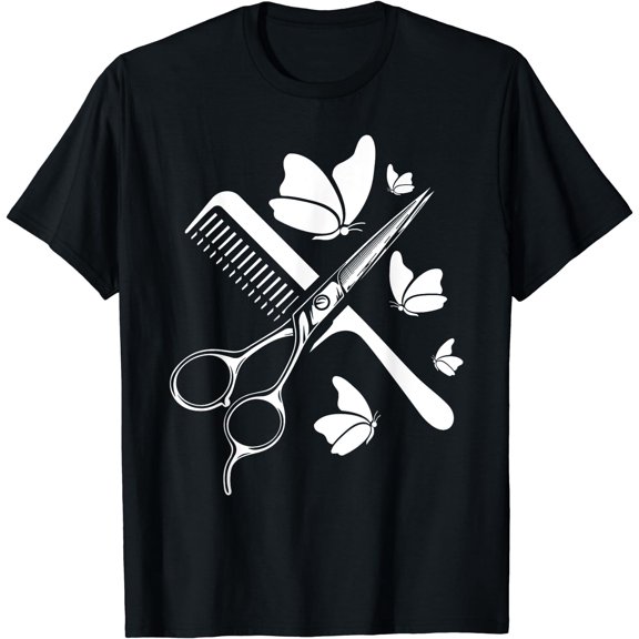 Hair-Dresser Stylist Scissors Barbers Cool Beautician Gifts T-Shirt