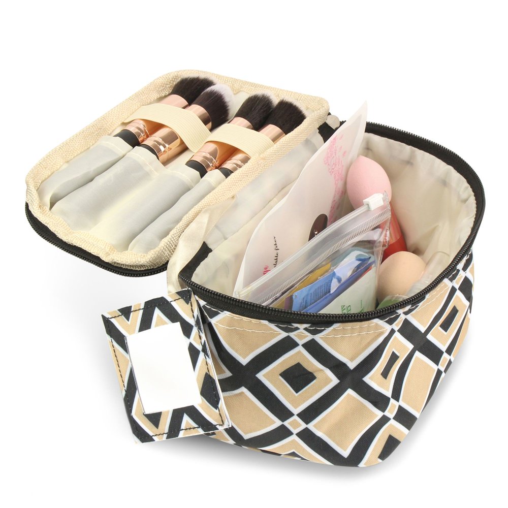 Zodaca Small Travel Cosmetic Makeup Toiletry Organiser Carry Bag