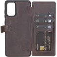 thumbnail image 1 of Verona Leather Slim Wallet Case Compatible with Samsung Galaxy S20 Plus- Snap On Flip Back Cover - RFID, 1 of 5
