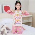 thumbnail image 1 of Pijamas Kawaii Sanrio Hello Kitty Cinnamoroll Kuromi para niños y niñas, ropa de dormir de Anime, traje de Casa de dibujos animados, regalos de primavera y verano, 1 of 4