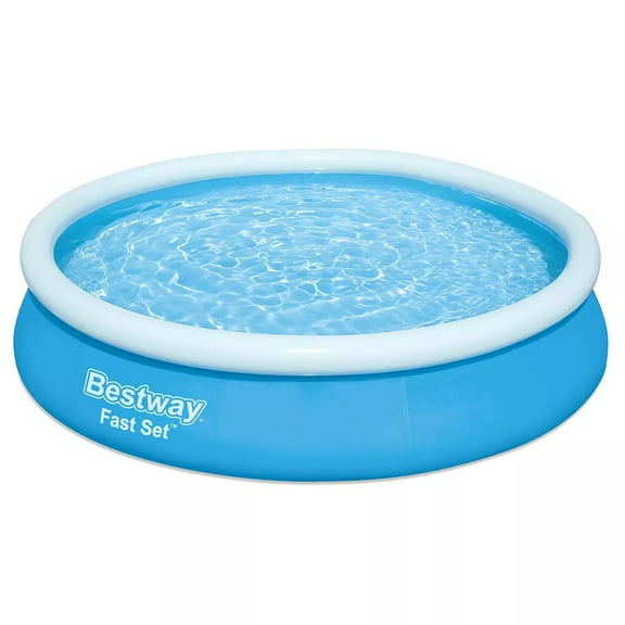 Bestway Adjustable Swimming Pool, PVC Polyester Blue, 144.00 x 144.00 x 30.00 Inches, 34 lbs
