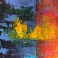thumbnail image 2 of Ray, Elena 15x15 Black Ornate Wood Framed with Double Matting Museum Art Print Titled - Hifi Abstract VI, 2 of 4
