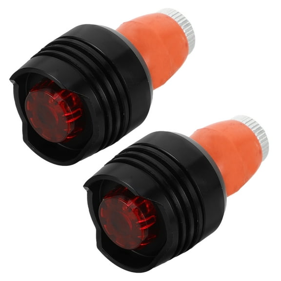 1 Pair LED Turn Signals Lights Waterproof Bike Handlebar Light Safety Turns Signal Lights Night Riding Indicator Lamp for Road Bikes