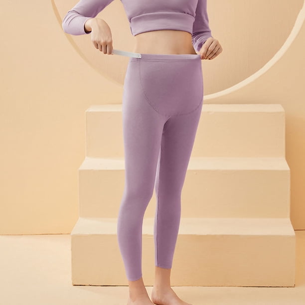 Pantalones cálidos de moda para mujer, pantalones sólidos posparto, pantalones para embarazadas