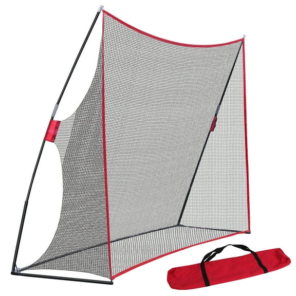 SuperDeal Professional Golf Hitting Net 10x7Ft Practice Net w/Carry Bag for Training Aids