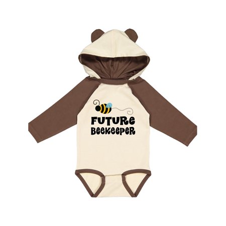 

Inktastic Future Beekeeper Honeybee Gift Baby Boy or Baby Girl Long Sleeve Bodysuit
