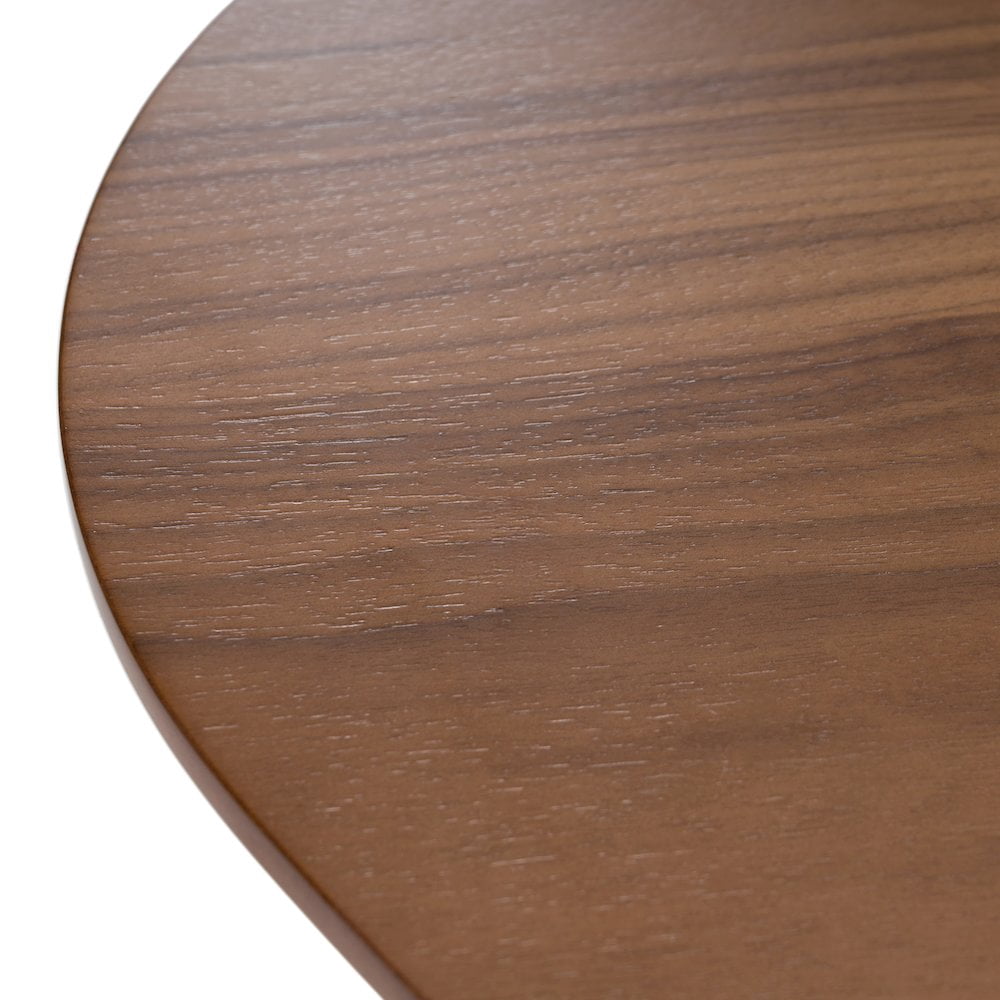 Modrest Truman - Mid-Century Modern Walnut Extendable Dining Table