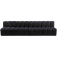 thumbnail image 5 of Meridian Furniture Arc Black Velvet Modular Sectional, 5 of 8