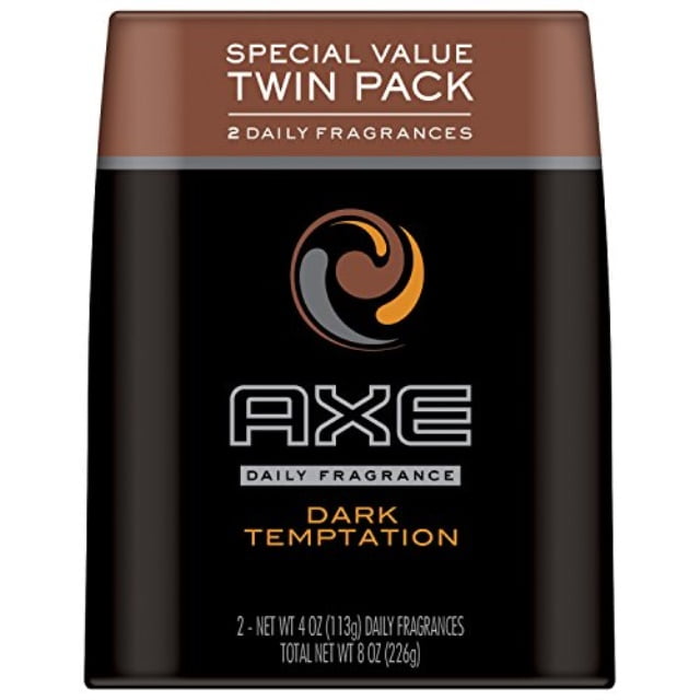 AXE Body Spray for Men, Dark Temptation 4 oz, Twin Pack