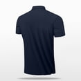 thumbnail image 6 of IYTR Mens Shirt Summer Short Sleeve T Shirts Button-up Lapel Running Workout Gym Shirts Casual Solid Color Fashion Comfy Dark Blue XXXL, 6 of 6