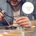 thumbnail image 3 of Premium 1680-Piece Breadboard Jumper Wire Kit - 14 Sizes (2mm to 125mm) with Color Coding - 2 Boxes of 840pcs Each - High Conductivity for Electronics Projects & STEM Education, 3 of 6