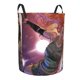 thumbnail image 2 of Cesto circular Becky Lynch, cesto para ropa plegable impermeable con asas, organizador ligero para guardar ropa de juguete para el hogar, dormitorio, sala de estar, baño, dormitorio pequeño, 2 of 8