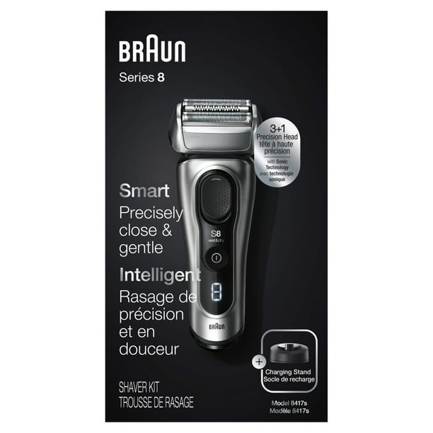Braun Series 8 8417s Electric Razor: Men's Rechargeable Wet Dry