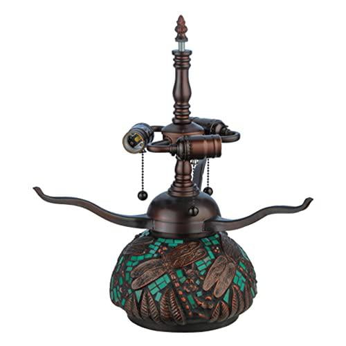 Meyda Lighting 17"H Tiffany Dragonfly Mosaic Table Base 20039