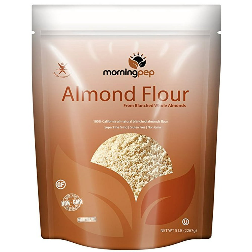 Morning Pep Bulk 5 Lbs 100 All Natural Blanched ALMOND MEAL FLOUR Finely Ground Gluten Free