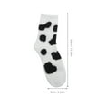thumbnail image 2 of IBASETOY 1Pack Cute Cow Fuzzy Socks Women in Silver for Outdoor Adventure, 2 of 6