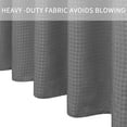 thumbnail image 6 of Textured Fabric Bath Shower Curtain, Polyester Ombre Shower Curtains for Bathroom, Waterproof Shower Curtain Liner with 6 Hooks,Machine Washable (36 x 72 inch, Silver Gray), 6 of 6