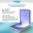 thumbnail image 3 of Funda Speck para Samsung Galaxy Z Flip 6 Transparente con Brillo Dorado, 3 of 6