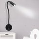 thumbnail image 4 of Lámpara de iluminación de luz de cuello de cisne de lectura ajustable Flexible LED de 3W 220V para luz blanca de dormitorio, 4 of 8