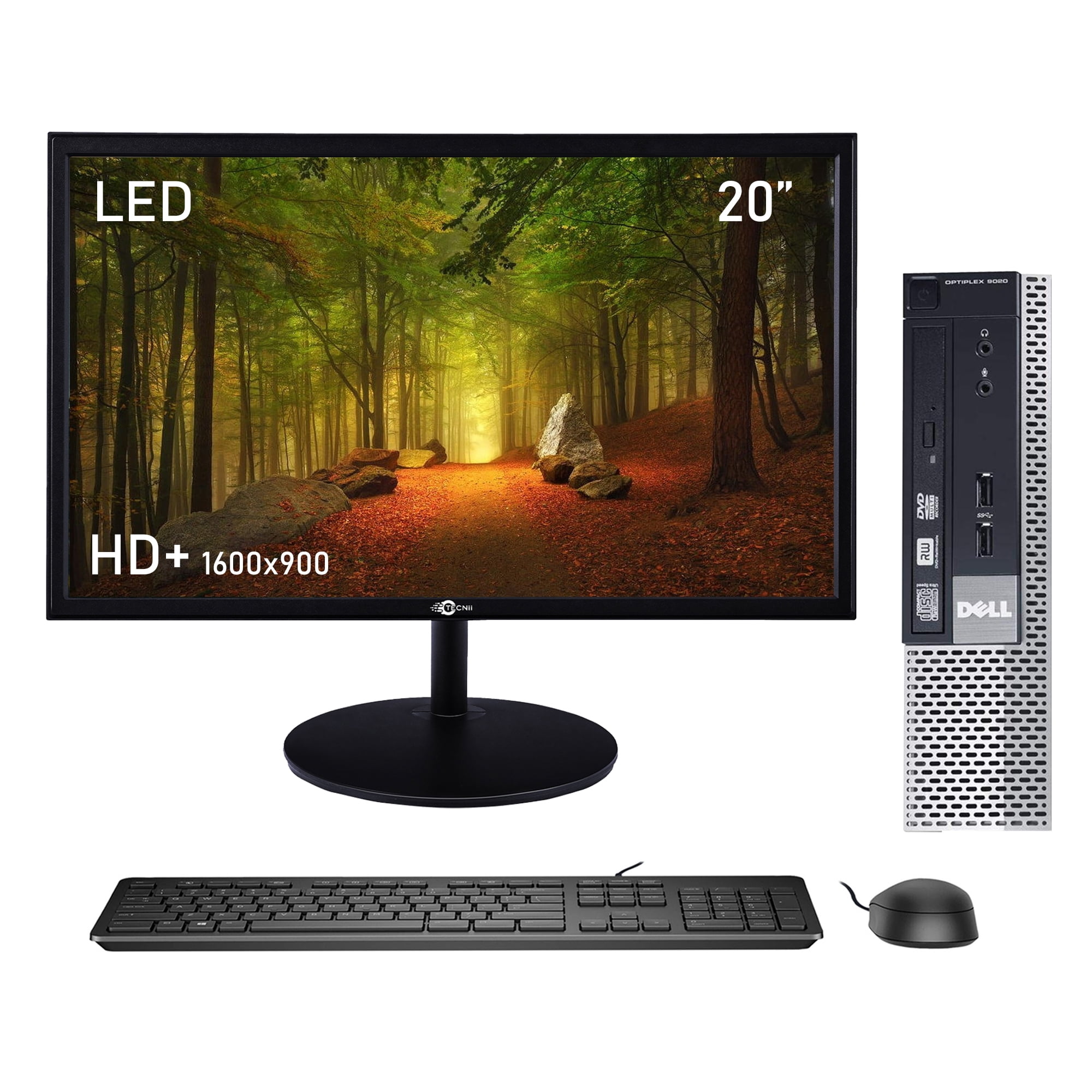 [特価】DELL Optiplex 9020 i5 M8GB デスクトップPC Dell OptiPlex 9020 Desktop Computer PC Bundle with Tecnii 20